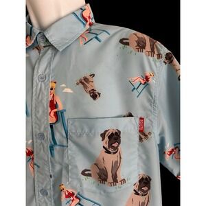 RSVLTS Mens Shirt Dare Mighty Things The Roosevelts Sandlot‎ Pug Lifeguard M